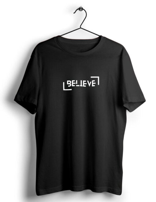 Believe Tshirt black