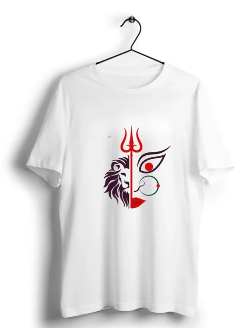 durga lion white