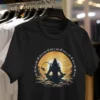 Hanging tshirt hanuman meditation jai shree ram tshirt black