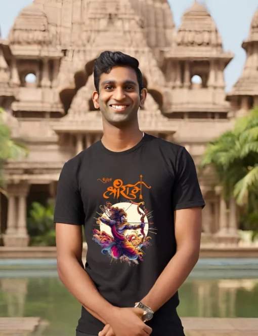 genz with jai shree ram tshirt