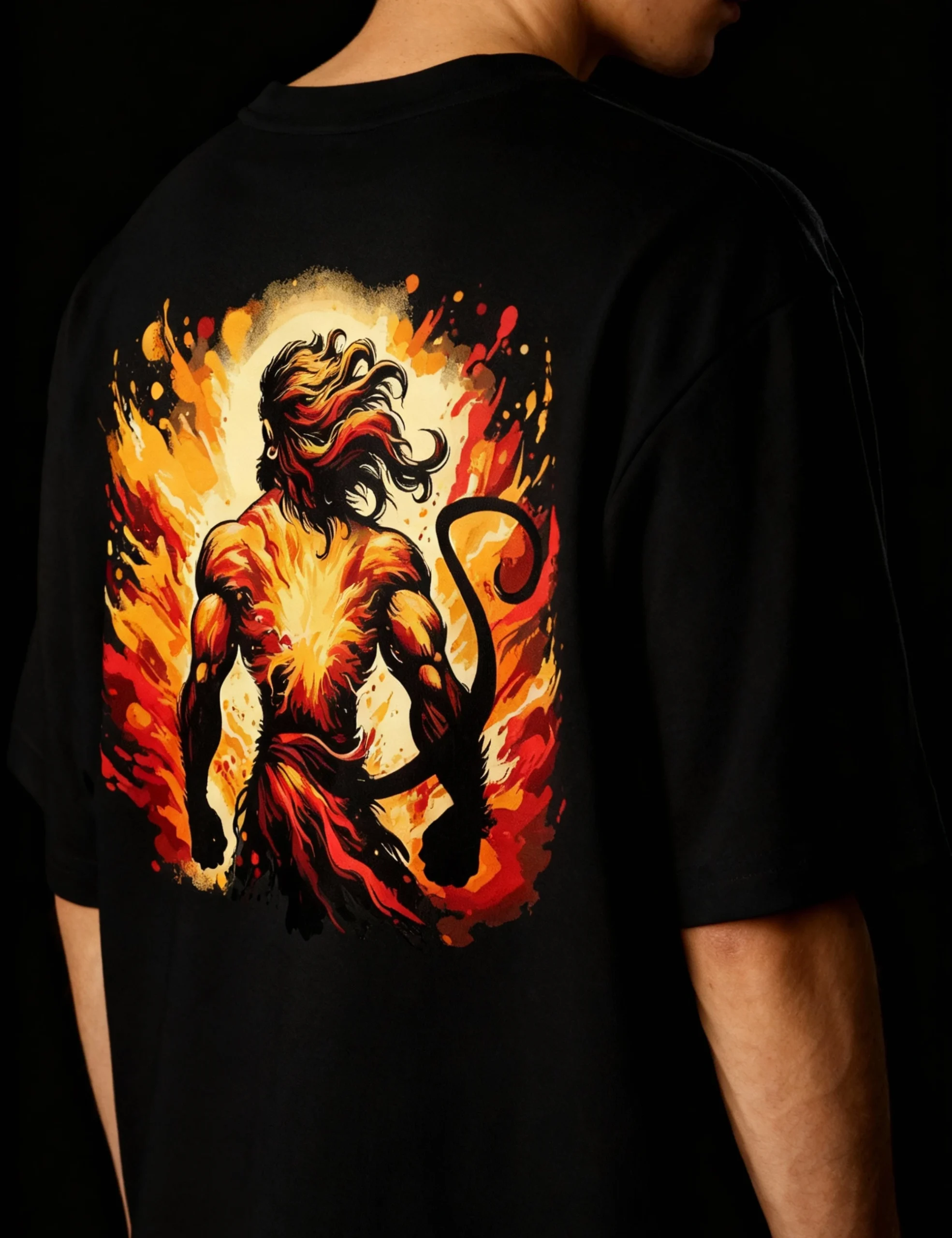 hanuman back oversized pose hanuman back oversized pose 2