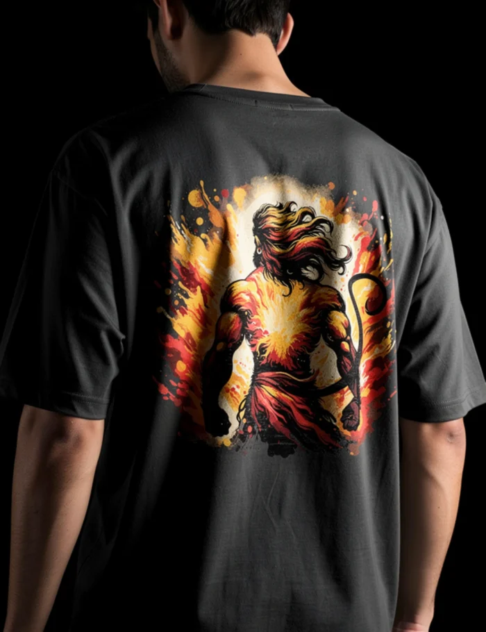 hanuman back oversized pose