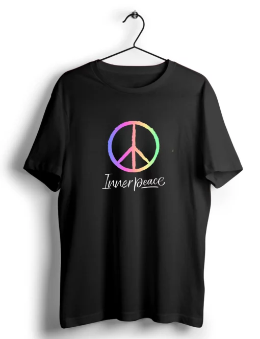 inner peace black tshirt