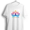 life is better with yoga white tshirt