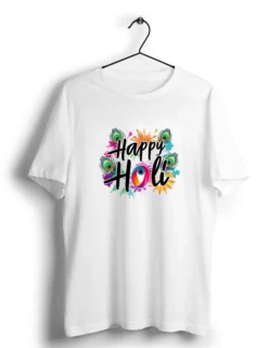 happy holi tshirt for men and women