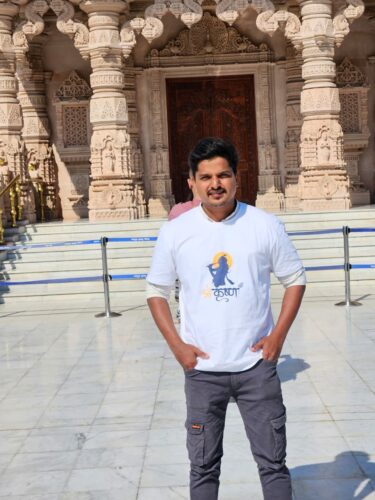 Shree Krishna T-shirt for Men and Women photo review