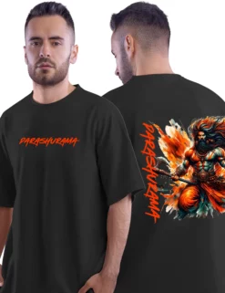 parashurama oversized backdrop tshirt