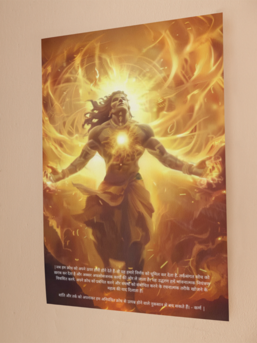 karna with kundli poster side