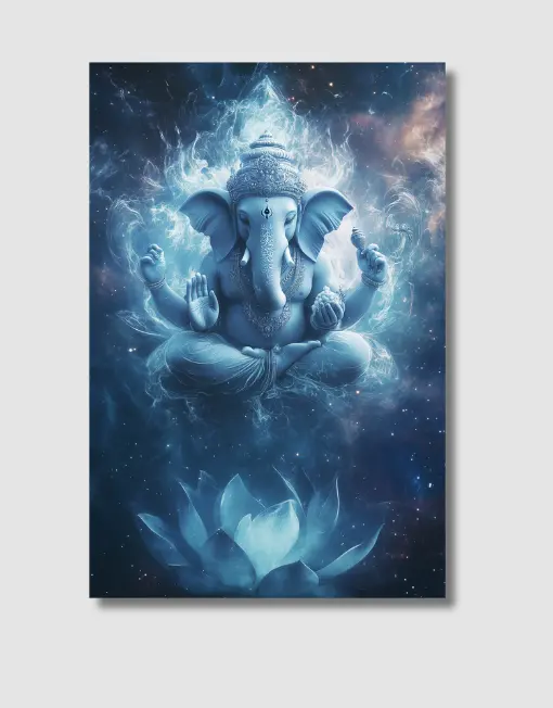 Ganesha in Cosmic Space Poster