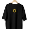 karna black front tshirt