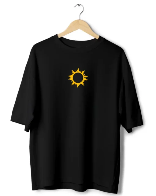 karna black front tshirt