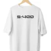 S400 WHITE oversized tshirt