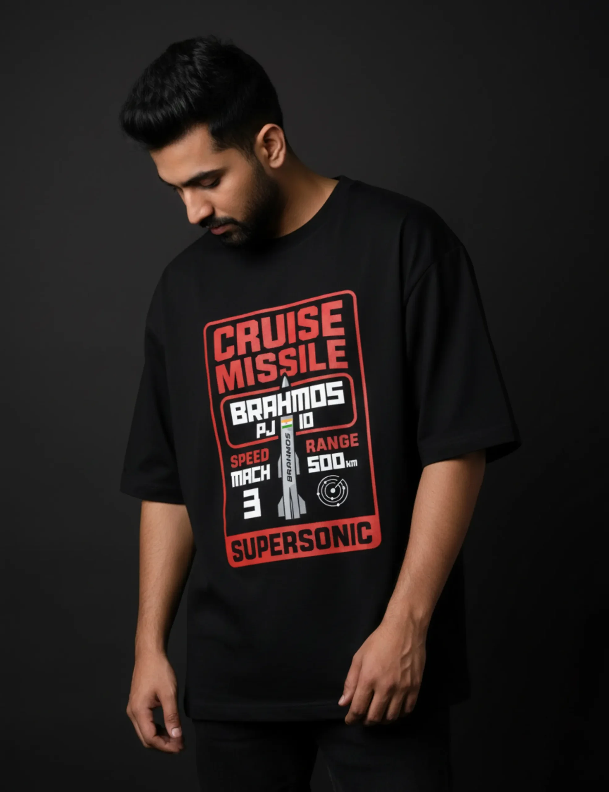 cruise missile black front angle tshirt cruise missile black front angle tshirt