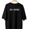 s400 black oversized tshirt FRONT
