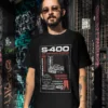 s400 mn black tshirt