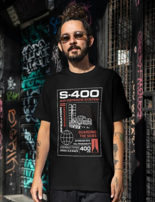 s400 mn black tshirt
