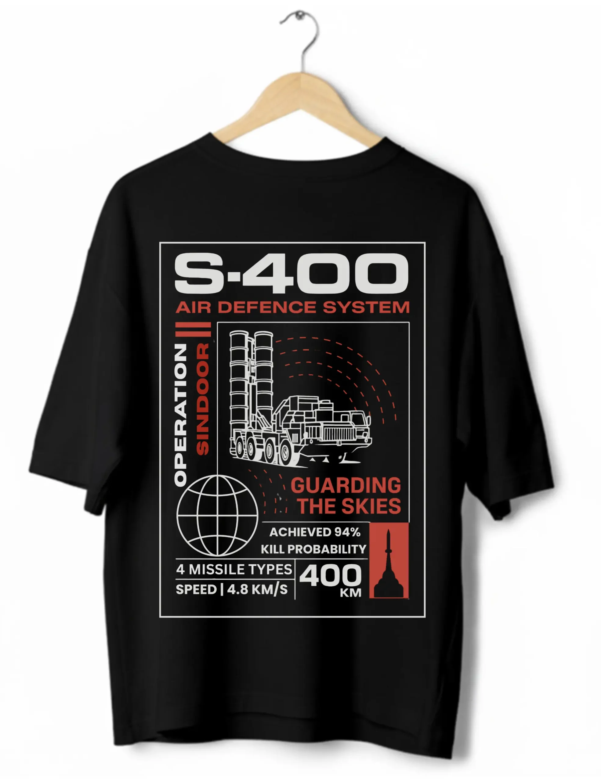 s400 tshirt back black s400 tshirt back black