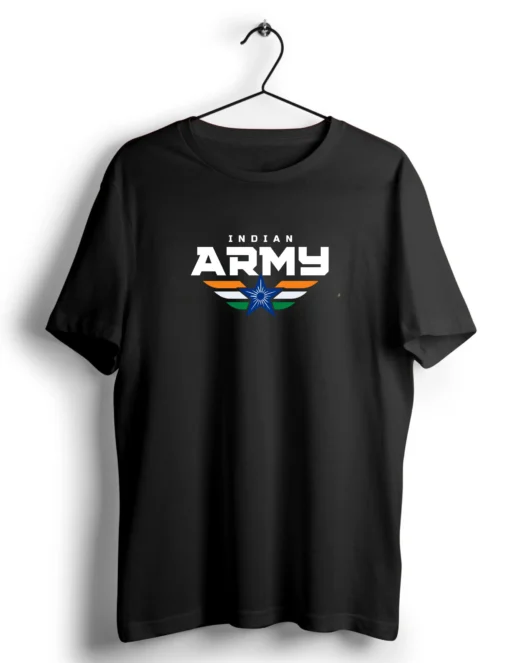iNDIAN Army black tshirt