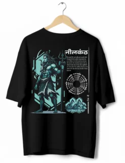 neelkant tshirt back black