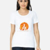 OM radiance white tshirt for women