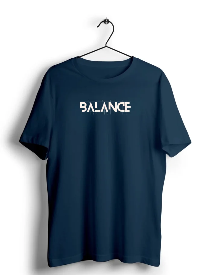 BALANCE YOGA TSHIRT navy blue