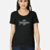 Yogini Moon Energy black T Shirt
