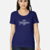 Yogini Moon Energy royal blue T Shirt