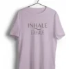 INHALE EXHALE LAVENDER YOGA TSHIRT