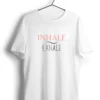 INHALE EXHALE WHITE YOGA TSHIRT