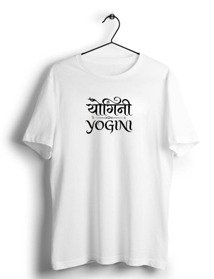 Yogini Sanskrit white tshirt