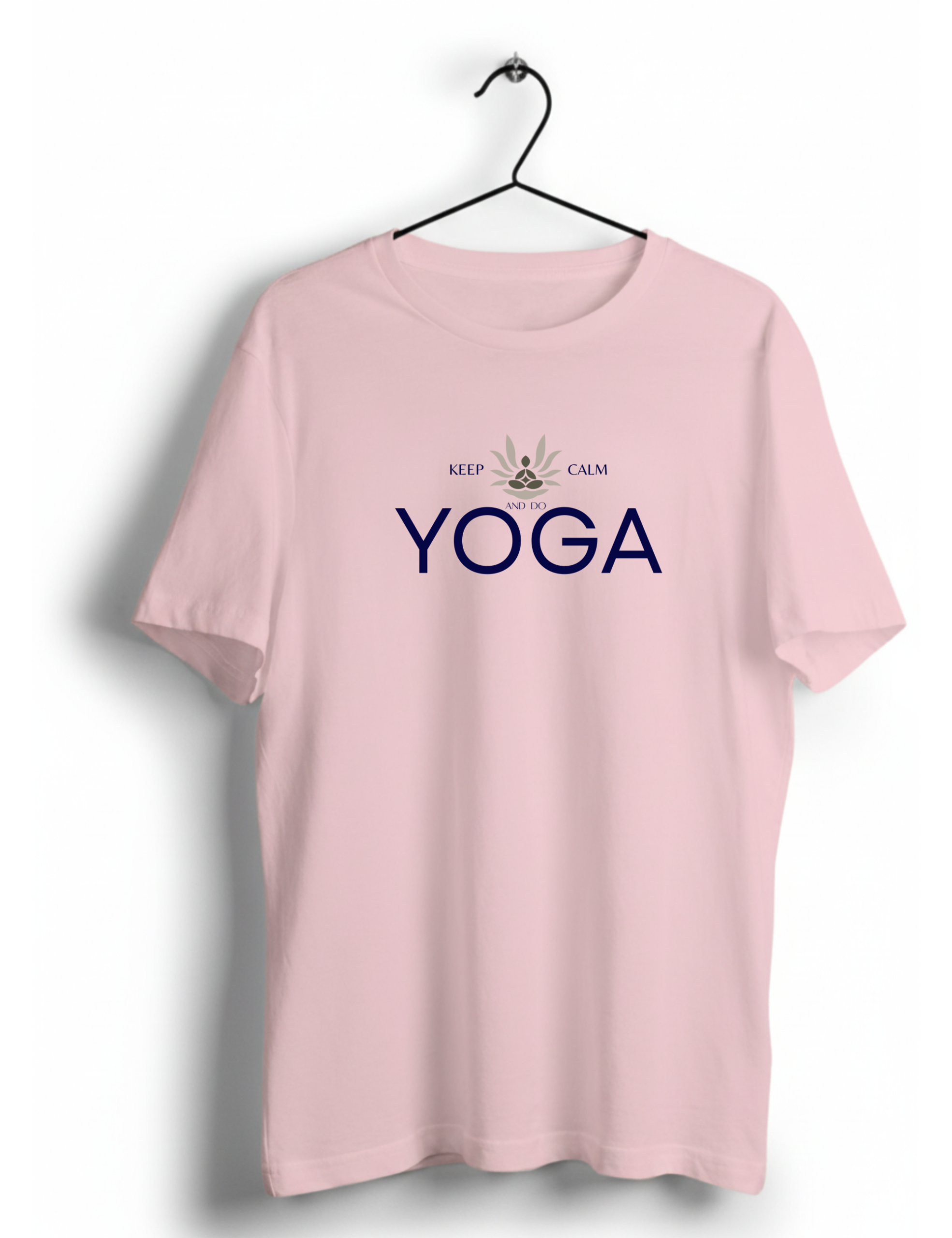 keep calm and do yoga baby light pink tshirt keep calm and do yoga baby light pink tshirt