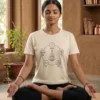 panch tattva yoga tshirt wore by women