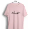 relaxation loading baby light pink yoga tshirt