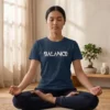 women wearing balance tshirt