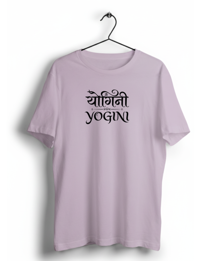Yogini Sanskrit lavender tshirt