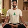 men wearing mind body spirit white tshirt