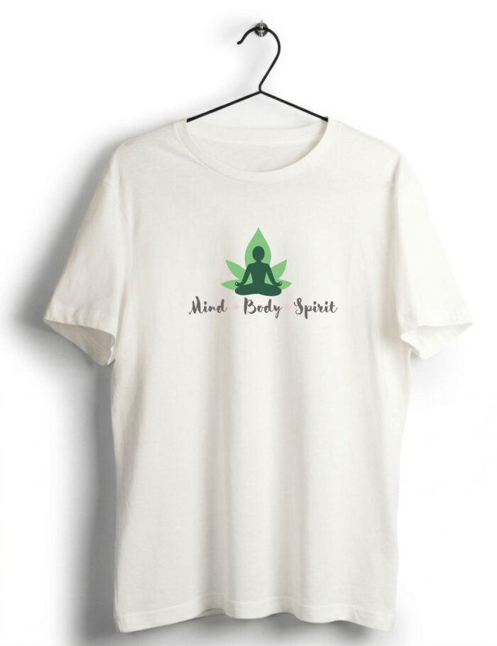 mind body spirit white tshirt