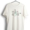 quiet the mind white tshirt