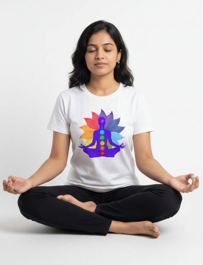 yoga flower chakra wore by women