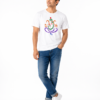 CLASSIC ORANGE GANESHA TSHIRT WITH MODEL