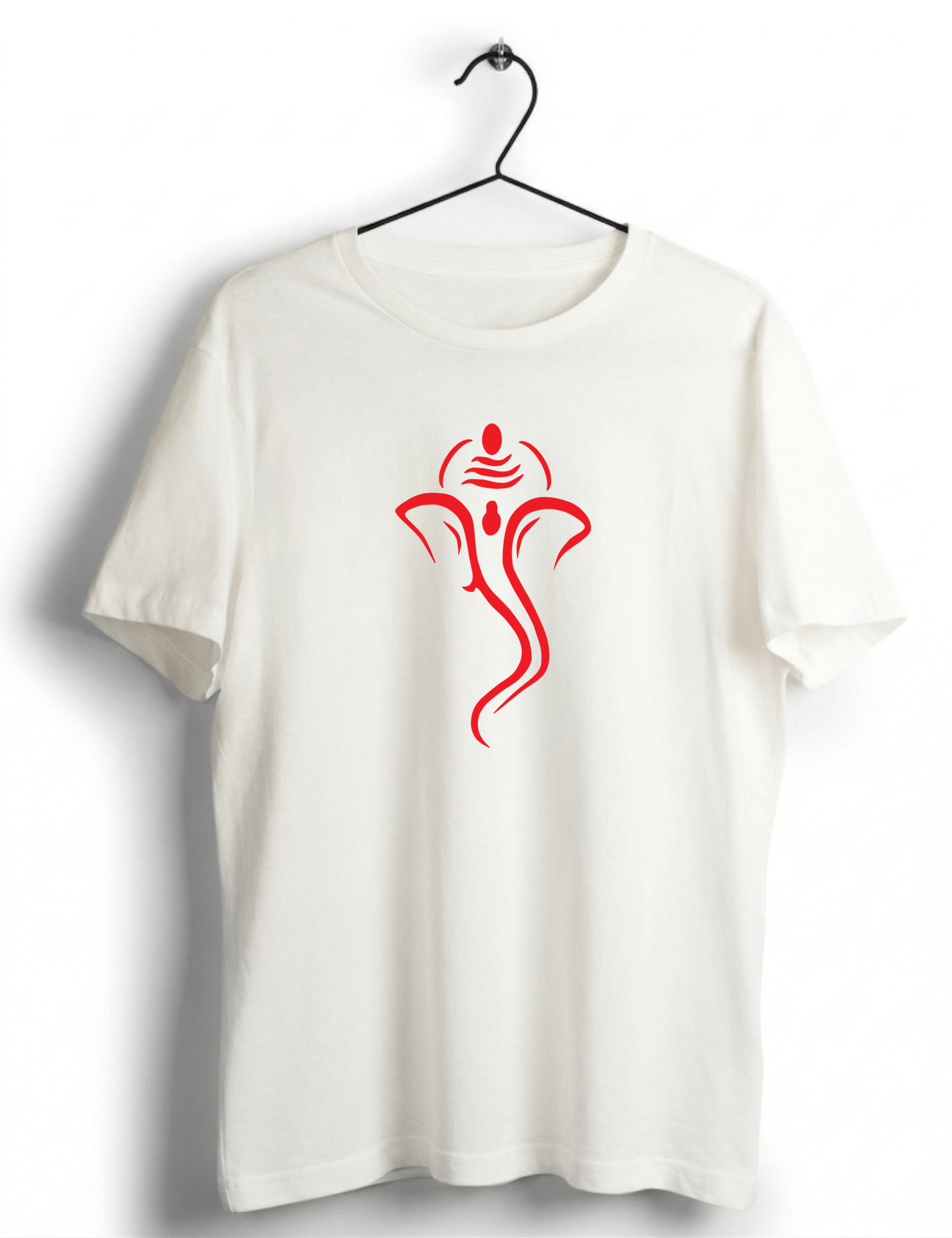 ganesha line art tshirt ganesha line art tshirt red